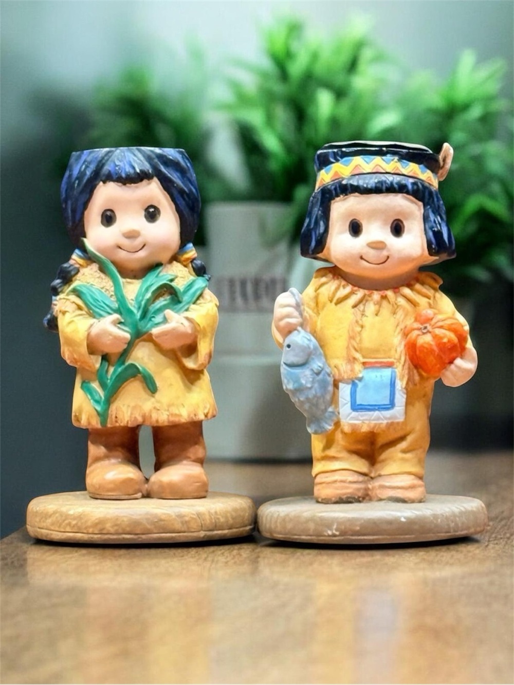 Thanksgiving Figurine Candleholders